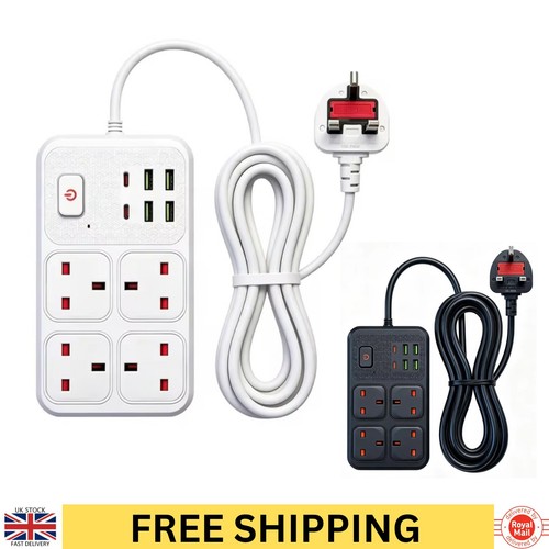 Extension lead plug 4 - 3m,