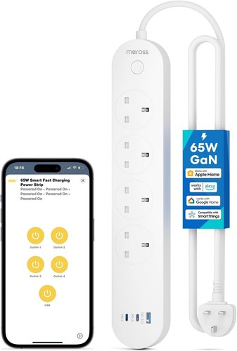 Meross smart power strip - smart,
