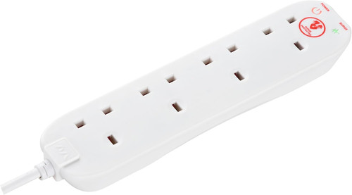 Four socket extension lead - lead,, 4