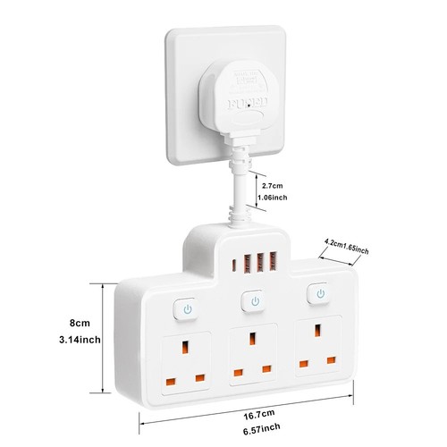 Multi plug adaptor in - adaptor,, 6