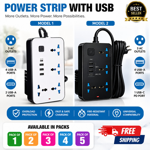Surge protected extension lead - surge,