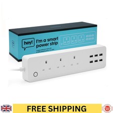 Smart Power Strip 3 Sockets 6