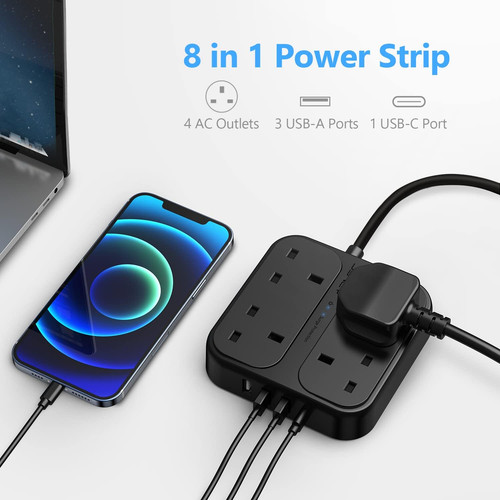 Extension lead with usb - extension,