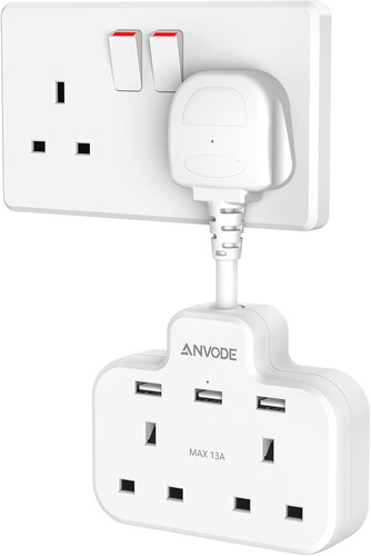 Double plug usb wall - plug,