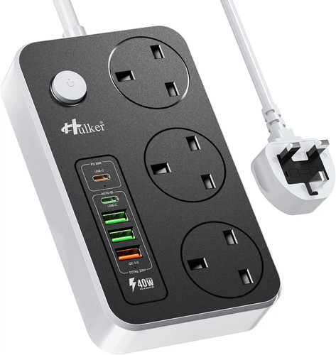 Power strip way socket - uk,