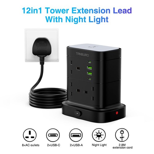 Tower extension lead 7ac - tower,