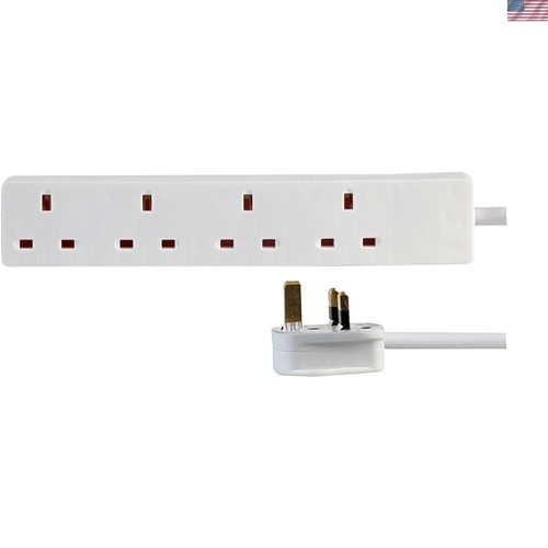 Slim white extension - 1m, lead